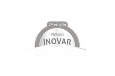 Logotipo do Prêmio Inovar Contábil, reconhecimento recebido pela Caran Contabilidade em 2025.