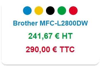 Prix Brother MFC-L2800DW