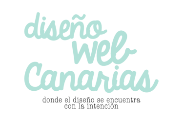 logotipo diseño web las palmas en verde agua
