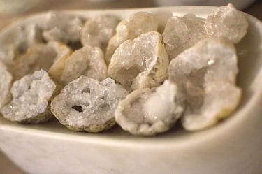 Quartz geodes