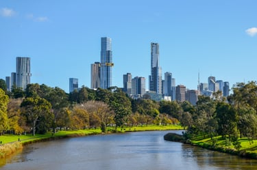 The Yarra River in Melbourne