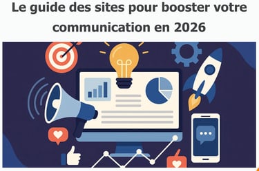 Le guide des sites pour booster votre communication en 2026