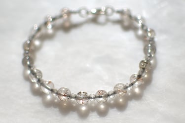 Copper Rutilated Quartz bracelet