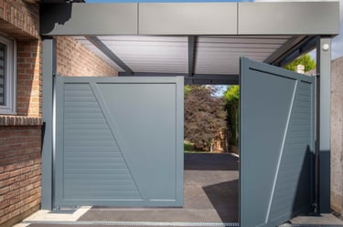 Bandeau horizon & PORTAIL MARCILLY SUR CARPORT