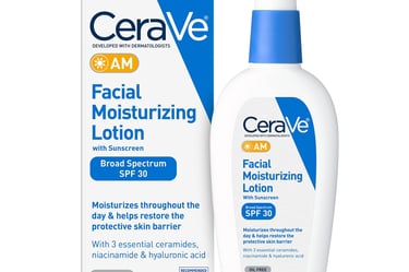 a bottle of ceravee facial moisturizing lotion lotion