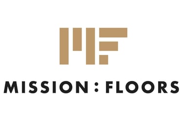 a logo for a flooring company, Mission Floors