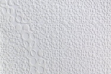 Close-up of Azur Pinky design texture on Dimense Media Matt