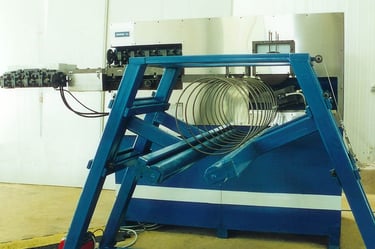 Continuous Circular Spiral Stirrup Machine
