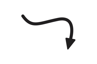 a black and white arrow pointing to the left