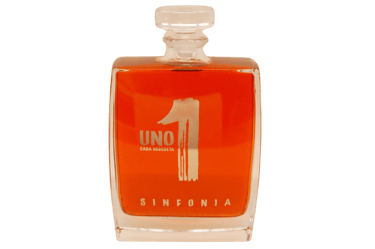 a bottle of luxury uno tequila sinfonia - premium luxury tequila