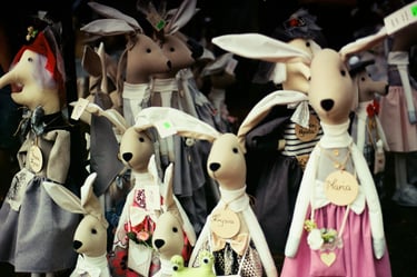 toys captured on analog film