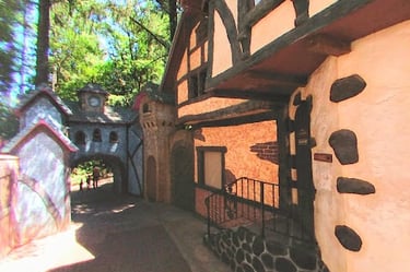 Salem, OR - An old European style village at the Enchanted Forest 