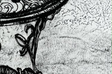 Etching - bistro table