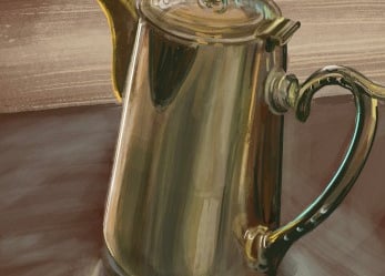 Digital drawing series: Coffee pot