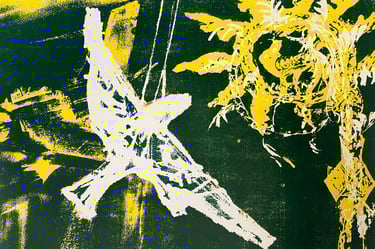 Screen print - Artificial hawk