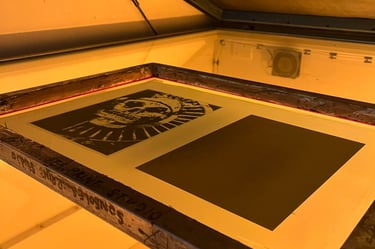 Lightbox processes my Day of the Dead selfie positive