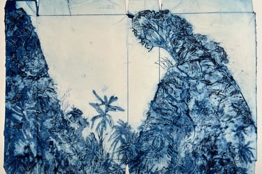 The Overseer - collagraph