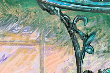 Digital drawing - bistro table