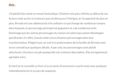 chronique livre en toute transparence miss and co