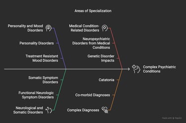 Expert psychiatric care at Innkeeper's Care for complex conditions like mood disorders, somatic symp