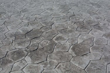stamped concrete for a patio