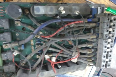 Inversor antes da manutenção