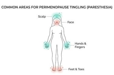 perimenopause tingling