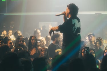 Live performance visual used for concert and music marketing campaigns