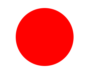 a red background with a white and black background