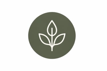 Emotional wellness and life coaching icon representing clarity, mindfulness, and inner balance