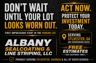 Sealcoating & Line Striping in Sylvester, GA - Sylvester, Georgia Paving Company Near Me