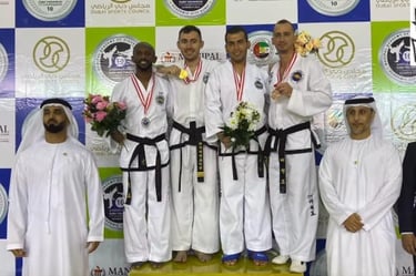 Sabum Sergios Winning Bronze at the UAE ITF Open 4 March 2023