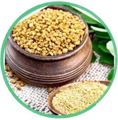 Fenugreek with furostanol saponins for male sex hormone support and increased metabolic drive.