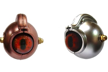 Eyeball creatures by Santa Barbara sculptor Tal Avitzur.