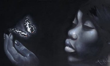 Gallery of Lovely Things: Micheal Wallace painting name Butterfly
