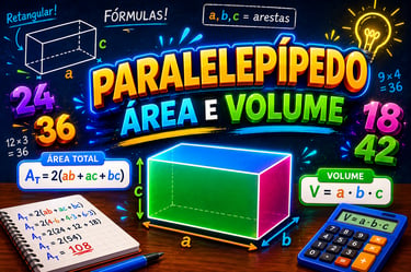 O paralelepípedo é um sólido geométrico muito importante no estudo da geometria espacial. Neste cont