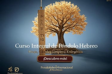 "Curso online de Péndulo Hebreo con Elena Moreta, docente acreditada en España"