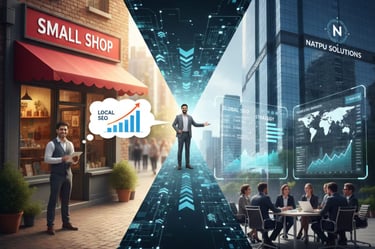 Small business owners and startups looking for SEO and digital marketing support