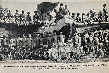 Richard Archbold expedition in 1938