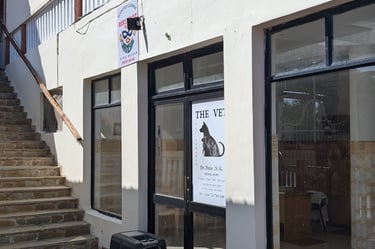 clinic entrance vet dr. peter diani beach