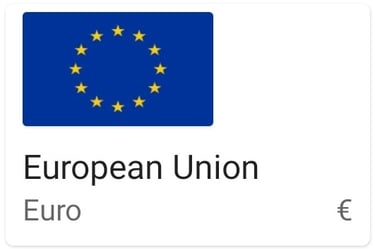 Euro currency note - EUR - European Union money image