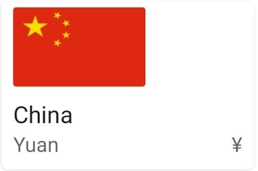Chinese Yuan currency note - CNY - China money image