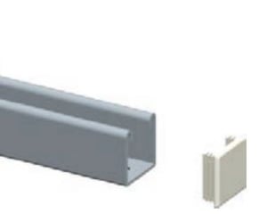 strut channel end cover