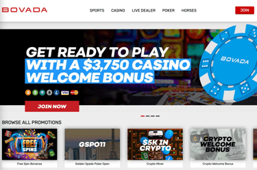 Bovada Online Casino Real Money Homepage