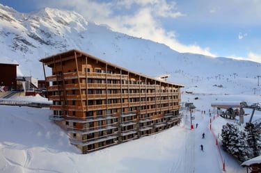 Les Arcs mountain resort in the French Alps, reflecting Charlotte Perriand’s modern approach to livi