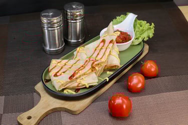 a serving of Chicken Quesadillas