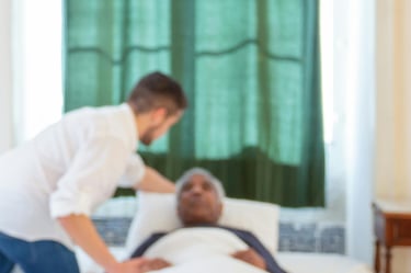 foto assistenza da caregiver (foto pexels)