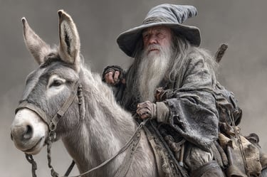 Gandalf, Gripoil, Méaras, chevaux