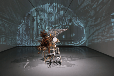 Hedy Leung's  'Assemble' Ikebana performance at HIAP Helsinki presented by PF25 cultural projects