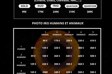 Tarif iris animaux Bordeaux
